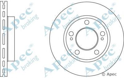 APEC BRAKING dsk2711 -  Тормозной диск